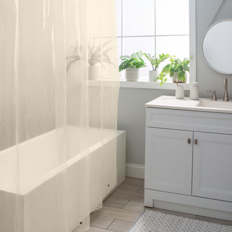 Bath Bliss PVC Heavy Weight Shower Curtain Liner | 4G