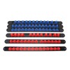 6pcs Socket Organizer 360° Swivel Removable End Cap 1/4 Inch