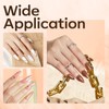 Modelones 8-in-ONE Nail Builder Gel, 6 Colors White Brown Builder