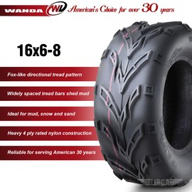 WANDA One Go Kart Sport ATV tire 16x6-8 16x6x8 4PR P361 10188