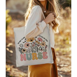 LNGORUS Nurse Gifts Tote Bag for Women Girls, Nurse Appreciation Tote Bag for Nurses Week
