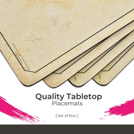 Pimpernel Vin de France Placemats - Set of 4 (15.7” x 11.7”), Cork, Elegant Wine-Themed Design, Easy to Clean, Great for Dining, Ideal for Wine Lovers, Durable & Functional