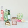 Creative Co-Op Hand-Blown Glass and Stainless Steel Hobnail Cocktail Shaker,