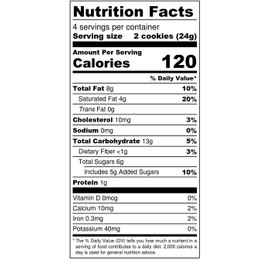 Unna Bakery Butter Cookies (Oatmeal Cookie with Coconut, 3.4 oz)