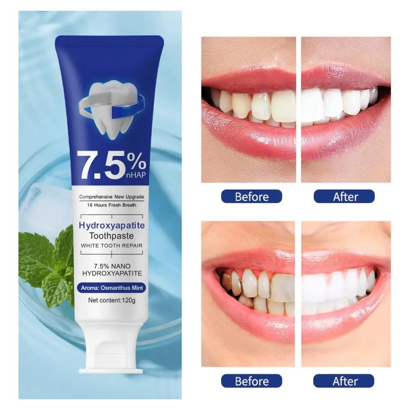 Pasta De Dientes Hidroxiapatita,dentifrice Limpieza Profunda