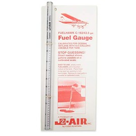 Luso Aviation Fuelhawk Aircraft Fuel Gauge, Cessna 182-43.5 Gallon