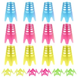 Zicojia Golf Simulator Tees,18 Pcs Indoor Golf Mat Tees Plastic Practice,Tall + Short