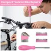 Pink Tool Set for Women, 136-Piece Household Small Tool Set,