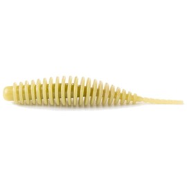 Fishup Tanta 1.5 Inches 4.2 cm – 10 Rubber Worms, FishUp Colours: Light Olive