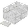 Rosenstein & Söhne Fridge Box: Set of 4 Foldable Fridge