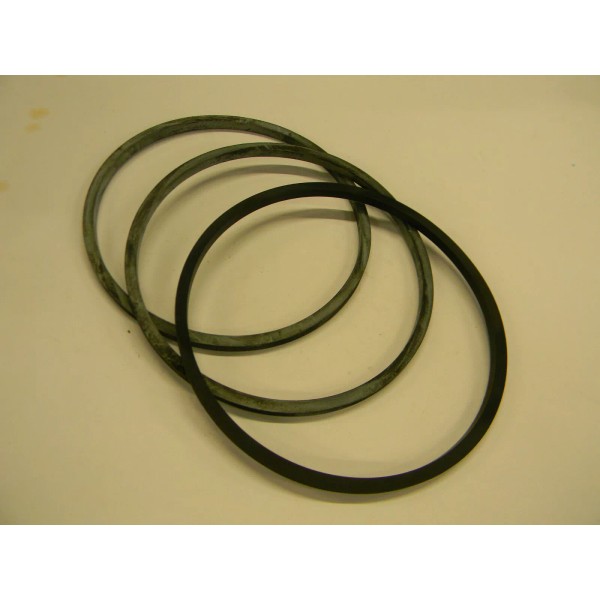 Unbranded New Lot of 3 Hydraulic Filter Gaskets 5" X