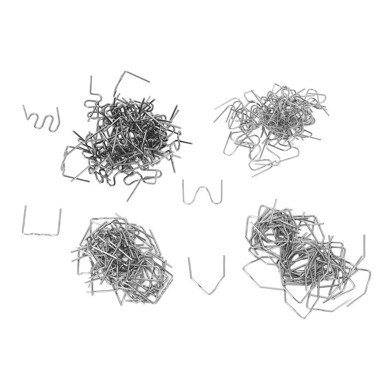 Portable Mini Plastic Welder with 200 Nails Hot Stapler Welding