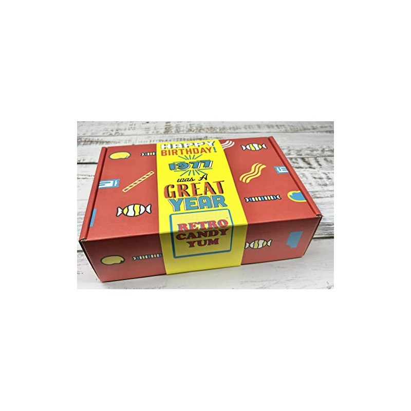 RETRO CANDY YUM ~ 1977 48th Birthday Gift Box Nostalgic