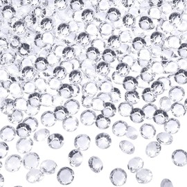 TOAOB - 5000 cristales de 4,5 mm, acrílico transparente para decoración de mesa de boda