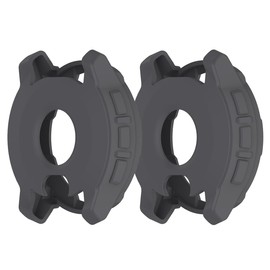 2-Packs Screen Protector Case Compatible with Garmin instinct 3 50MM, Silicone Case