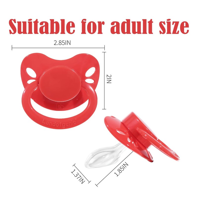 Landofgenie Adult Size Dummy Large Teat Shield Dummy Pack of