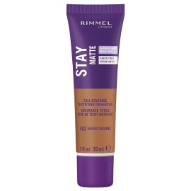 Rimmel London Stay Matte Liquid Mousse - 502 Warm Caramel - Foundation, Lightwei
