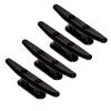 ISURE MARINE 4 Pack Boat Cleat Black Nylon Dock Cleat
