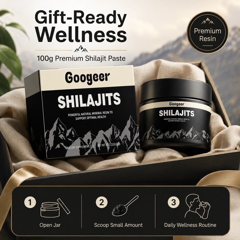 Shilajit Paste for Daily Wellness – Fulvic Acid Mineral Resin