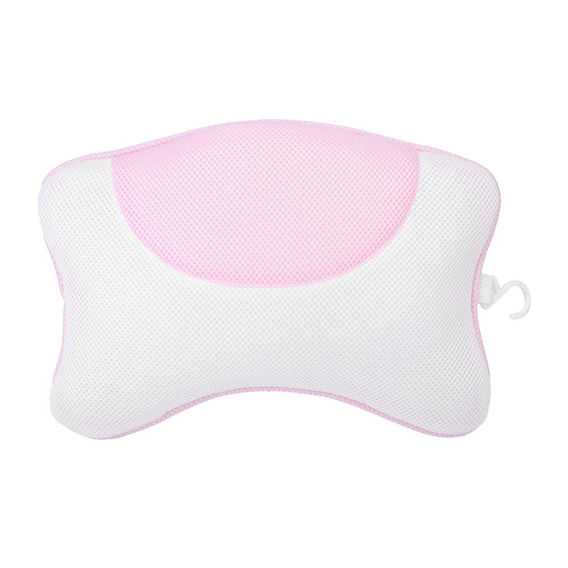 Soft Mesh Bath Pillow Fatigue Relief Relaxation Home Spa Bathtub