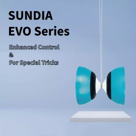 SUNDIA EVO Series - Professional Fixed Axle Diabolo - Black