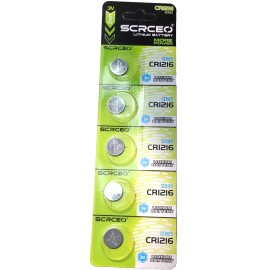 SCRCEO CR1216 5PK 3V LITHIUM (GREAT EXP 12/29) BR1216 FREE SHIPPING AND TRACKING