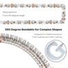 12V 4in1 RGBW LED Strip Lights 360° Bending S Shape