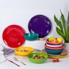 ZAINCA Melamine Dinner Plates, Round Plates,Shatter Resistant, 11 inch, set