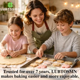 Auktosmn Christmas Tree Cookie Cutter with Star-4.7 Inch-Diswasher Safe-Holiday Cookie Cutters Fondant Biscui Cutters