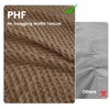 PHF Waffle Weave Duvet Cover Set Queen Size, No Snagging