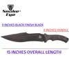 Snake Eye Tactical Fixed Blade-Outdoor-Hiking Hunting Machete (63-BK)