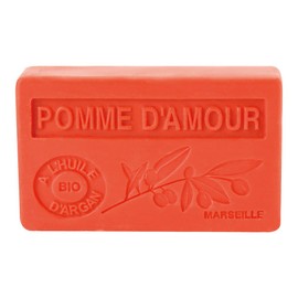 La maison du Savon OB-PVP-1-10 Argan Soap, La Maison de Marseille Provence Bar, Apple Candy, Pouch, 3.2 oz (90 g)