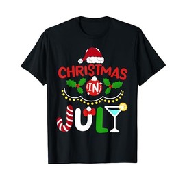Christmas in July Candy Cane Summer Xmas Men Women Kids T-Shirt