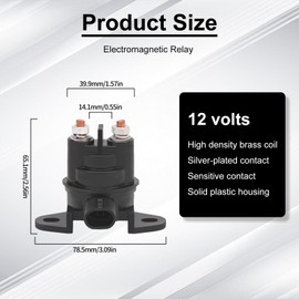 TIANYAN 12V Starter Solenoid Relay for Sea-Doo 3D GS GSI GSX GTI GTS GTX HX LRV RX RXP RXT SP SPI SPX SUV XP Wake丨for Jet Boats Challenger Explorer Islandia #Replace 278-001-802 278-001-376
