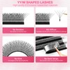 XIUSUZAKI W Lash Extensions Supplies 6D Eyelash Extensions W Shape