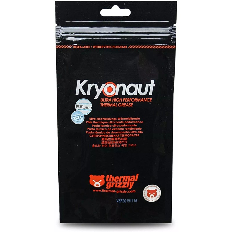 Thermal Grizzly Kryonaut 1g High Performance Thermal Paste
