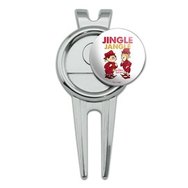 Year Without a Santa Claus Jingle Jangle Golf Divot Repair Tool and Ball Marker