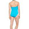 La Blanca Island Goddess Rouched Front Bandeau - Bañador de