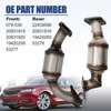 679-539 20831816 Front&Rear Catalytic Converter Set Compatible with 2012 2013