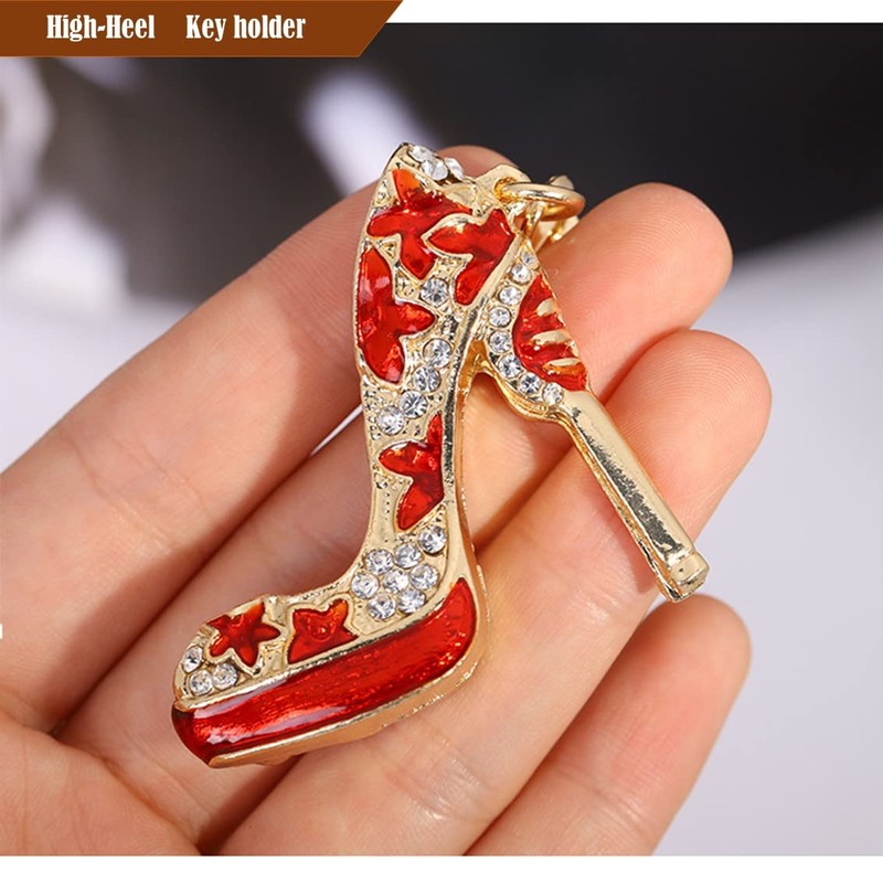 Rigral Rigral Key Chain High Heel Bag Charm Key Ring,
