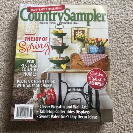 COUNTRYSAMPLER Magazine Spring 2025 ~ The Joy Of Spring ~ Garden Shed Refresh