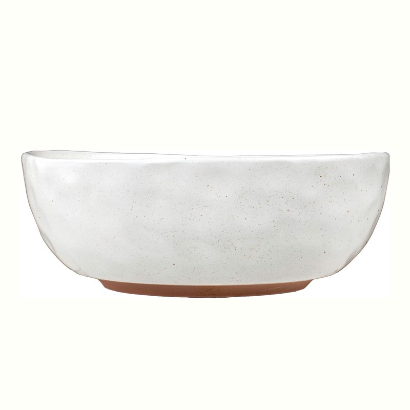 Sango 16-Piece Boho Farmhouse Stoneware Dinnerware Set for 4, Semi-Matte