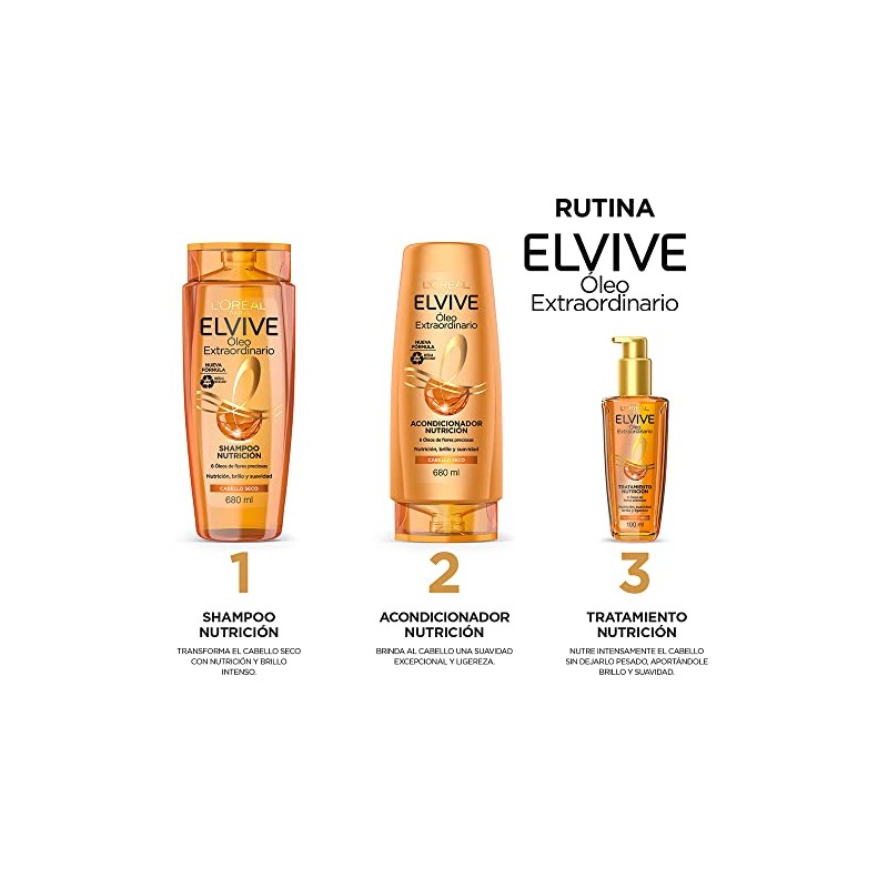 L'Oréal Paris Shampoo Óleo Extraordinario Elvive 370 ml
