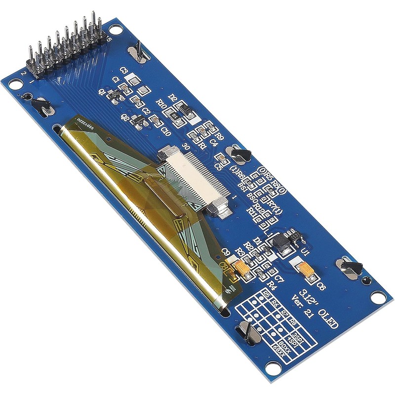 DWEII 2PCS 3.12 inch OLED Display 256x64 OLED LCD Display