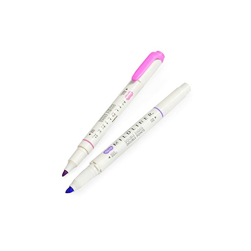 ZEBRA Mildliner Creative Marker Highlighter – Double Ended – Pretty