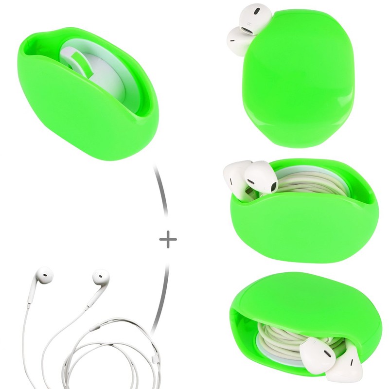 stargoldenbell Automatic Cord Winder Wire Storage Housekeeper/Retractable Cord Organizer, Green