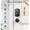 Veise Fingerprint Door Lock with 2 Door Knobs - Keyless