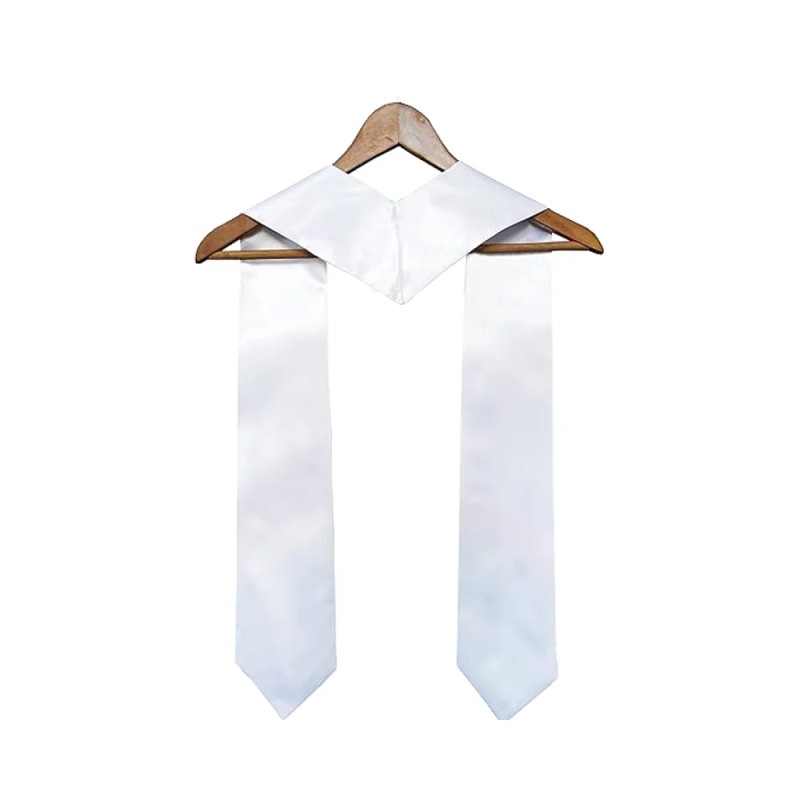 Rainbow Graduation Stole Adult Length 60"Size: 60", Color: White