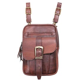 DEGNER W-115 Leather Holster Bag, Brown, Braun