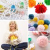Pompom Maker Kit 6 Pom, 12 Pcs Handmade Pom Pom